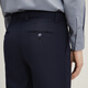 Qipai rhino pleat men's trousers spring and autumn business formal attire including wool men's straight trousers