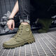 
Moonlight Rabbit Fashion Martin Boots Men's Non-Slip Casual Shoes Wear-resistant Construction Site Light and Comfortable 3522 Jiefang Shoes Labor Protection Hiking Shoes Khaki 40