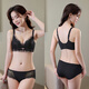Modal Wireless New Small Breast Push Up French Lace Underwear Women's Secondary Breast Adjustment Bra Set Skin Color 80A (170) Full Cup Medium Thick