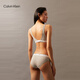 
Calvin Klein underwear women's ck comfortable upper support light sports no steel ring soft support thin pad vest bra QP3271O P7A-Coconut Blue Gray M