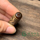 Shantou Lincun Longan Dzi Beads Pendant Tibetan Weathered Horseshoe Pattern Six Eyes Dzi Beads Hand