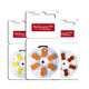 
ASound ReSound hearing aid accessories special battery a13 zinc air a10 button electronics a312 original a675 ASound ReSound 13 [1 board 6 pieces]