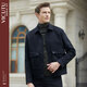 Vicutu Jacke Wolle Lapper Wolljacke Männer VRS88343508 Blau 170/88a