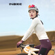 INBIKE windproof cycling jacket fleece warm autumn and winter long-sleeved women's top road mountain bike bud white M