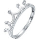 Liuguifu Jewelry PT950 Platinum Ring Shining Crown Platinum Ring Women's Ring PT0100028 2.25g
