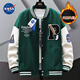 NASA RHUDE春装休闲夹克男装外套男衣服潮流男士棒球服宽松工装上衣男春秋款 加厚 675款红色（夹棉款） 6XL (200-220斤)
