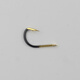 Guiya Black Golden Izu Fish Crochet en vrac importé avec des barbes et une bouche tordue petite ruisseau Crucian Crup Hook Fipices Fishing Hook Izu [50 pièces] No. 4