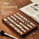 Dilanmu Sanjin Store Anning Pallet Pallet Joyero de madera sólida Ligera Luz de diamante Luxury Joyería Pendientes de almacenamiento de almacenamiento de adornos S9197d Brown 1 cuadrícula 16*3.5*2