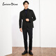 
Lakedale wool blazer men's autumn and winter middle-aged business casual small suit slim wool blazer black L (50)