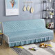 Xuxian full-cover sofa cushion foldable sofa bed cover four-season universal non-slip sofa cover simple dual-purpose without armrests blue 1.8 meters long 1.5 meters wide