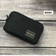 
Japanese men and women's personalized zipper short coin wallet clutch coin card bag min pocket bag storage bag black canvas small