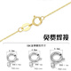 Fat Donglai's same style k gold spring buckle head 18k gold necklace buckle head bracelet buckle universal buckle color gold rope buckle rose gold K white (4.3mm)