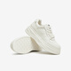 Tata (tata) Petites chaussures blanches Petite baleine blanche 2025 Été Nouveaux chaussures à haute amélioration et semelles épaisses chaussures de planche de chaussures pour femmes gâteau vanille lait-wh701 36
