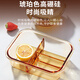 Centennium Zhenghe Lunch Box High Borosilicate Glass Fresh Box можно использовать для микроволновой работы, чтобы обеспечить специальную миску свежести для ланч -коробки для студентов Bento Box [Раунд 1050 мл (двойная сетка)]]