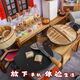 babyjianle儿童迷你小厨房过家家做饭玩具真煮木质全套仿真厨具套装 【升级款-小厨学艺】