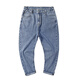 BSTB Plus Fett plus große Breite mit breitem Bein neun-Punkte-Jeans für Männer Frühlings- und Herbst-Fashion Fett-Daddyhosen lose und tropfenscharfe Hose Grau 9902 Ziehseil 9 Punkte 2890-100jin [Jin gleich 0,5 kg]) s