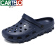 Katile Crocodile Hole Zapatos Sandalias de playa para hombres Sandalias de punta de tamaño grande 48 Tamaño grande 49 parejas Tamaño de jardín 50 Dyh9859 Azul oscuro 39