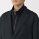 MUJI (MUJI) men's hanma water-washed jacket men's jacket 25 years summer men's suit small suit casual AD0WRC5S black S (165/84A)