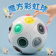 
ONEVAN Children's Toy Intelligence Ball 3 and a half years old boy 6 intellectual development brain-use girls two or three babies early childhood education 8 hole rainbow ball magic cube