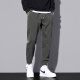 Pantalones casuales de pájaros carpinteros para hombres de moda para hombres Pantalones de trabajo para el pie para el verano Nuevo Harlan Loose Sports Long Pants para hombres 9859 Militar Green M