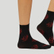 
Wolford Dragon50D Dragon Year limited pattern full print comfortable socks 48091 9734 Black/Red Unicode