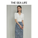 
THE SEA LIFE Ou Hai Yisheng Sweater Women's 24 summer new comfortable, versatile, breathable, smooth and light knitted sweater X15868 mustard yellow M