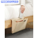 Bedside storage hanging bag bedside hanging basket for mobile phone artifact bed bag small bag wall hanging rack good rice beige