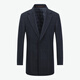 YOUNGOR Coat Men's Business Coat Wool Fabric Smooth Soft Fashion Warm Shopping Mall Same Model Navy L 175/96A