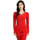 Modals Geburtsjahr des Jahres des Jahres der Frauenhochzeit Schlange Modal Herbstkleidung und Herbsthose Unterwäsche warme Kleidung Thin Style Hongyun 9905 m One Size [Set]