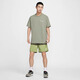 Nike (Nike) Herren-T-Shirt-Sommer-Back-Etikett gedruckt lose Baumwolldicke Schulter kurzärmelig Top HF6172-053/Hauptbildmodell 170/88a/m
