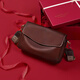 
CHANEELR / KARITH official website bag women's bag cowhide leather new crossbody single shoulder pillow small bag light luxury birthday gift for wife and girlfriend wine and coffee color high-end feeling ck style for girlfriend practical and high-end