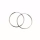 Guanpuge Fat Donglai same style pt950 platinum earrings large hoop PT950 circle big female personality platinum hoop round ear platinum plain hoop large earrings (diameter about 5 cm)