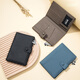 Van Le Denmark Anti-theft Brush Study Abroad Travel Passport Bag Multi-function Storage Certificate Bag Passport Clip Women's Card Bag Blue