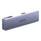 Red verde USB3.0 Dispositivo de medición de cable Laptop 1 a 4 Adaptador Adaptador Extensión Cable Tipo-C alimentado con cable 0.5 metros 15917 Gris de espacio profundo