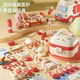 Wanre Kinder spielen als Little Doctor Toy Set Jungen und Mädchen, die House Injection Boxen zur Behandlung von Babygeschenksimulation spielen können [2-teiliges Set] Doll + Bettstandardpaket