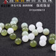 JIN YU LAN XIANG natural Hetian jade loose beads mutton fat white jade round beads seed material jade bracelet bracelet mutton fat white jade 6mm 1 piece