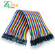 Ziguan 40P copper core Dupont wire color cable connection line industrial PCB jumper male to male 20CM
