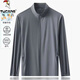 Woodpecker Ice Silk Sun Protection Clothing Men's Summer Thin Quick-Drying Large Size Jacket Men's Jacket Outdoor Cycling Fishing Dad Outfit Dark Gray XL Recommended Weight 115-130Jin Jin is equal to 0.5 kg