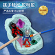 Yuan Clan Treasure Digging Toy Ultraman Archäologische Graben Gips Treasure Hunt Boy graben Edelstein Dinosaurier Fossilien Schlagen Gips Blindbox Big Ultra Superman-Blau