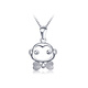Pt.Charm new product Zodiac Oath Monkey platinum pendant fashionable women's pendant birthday gift for girlfriend platinum necklace If it is not in stock, it can be customized. Take 1.5g as an example