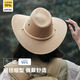 
Meman western cowboy hat men and women summer outdoor travel photo sun protection fisherman hat Tibetan big edge mountaineering hat black