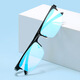 Xinjing Farbe rot grüne blinde Farbe Schwache Brille Transparente Korrektur für die Farbverteidigung TR90 Ultra-Licht-Halbrahmen zum Senden von Inspektionsbildern Schwarzer Rahmen + Spiegelbox Spiegeltuch + Erkennungsbilder Farbe blinde Farbe Schwaches Objektiv