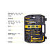Li Yi De Tool Box Set Hardware Electrician Special Combination Vehicle Daily Maintenance Multifunctional Combination Complete Set Equipment Repair 58-piece Set Hard-to-Use Bag