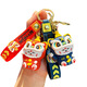 Yunxi National Trend Lion Dance and Fortune Cat Key Chain Car Cartoon Creative 2025 Chinese Key Key Holiday Gift National Trend Lion Dance and Fortune Cat [Pink * 1]