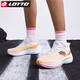 
LOTTO (LOTTO) running shoes for women professional carbon board running shoes shock-absorbing and breathable lightweight sports shoes for women 1098 fluorescent red 40
