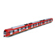 KAIWEI Large Alloy U-Bahn-Set Fernbedienung Elektrische Hochgeschwindigkeits-Bahn-Bahn-Bahn-Modell Simulation Spielzeug Frontauto Boy [Red] Fernbedienung Subway-3 [einschließlich wiederaufladbarer Batterie