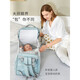 Mommy Bag / Baby Carrying Baby con cuna variable de año Gran capacidad Hombro multifuncional Madre Amber Gray + Bolsa de cama Integrado + Colletro de recolección y compra