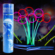 Xinxin Jingyi glow stick light stick concert props birthday party party colorful silver light stick night running and dancing 100 sticks