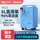 Medhart brand Medhart 5L liter medical oxygen concentrator household oxygen inhaler elderly oxygen machine atomization all-in-one machine medical 5 liter blue model with atomization imported molecular sieve