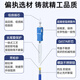 Youpulian Telecom-grade armored single-mode fiber optic jumper Sc-LC-FC-ST steel ring armor line Engineering special tail fiber extension cable anti-rat bite flame retardant Armored single-mode single-core SC-FC 5 meters